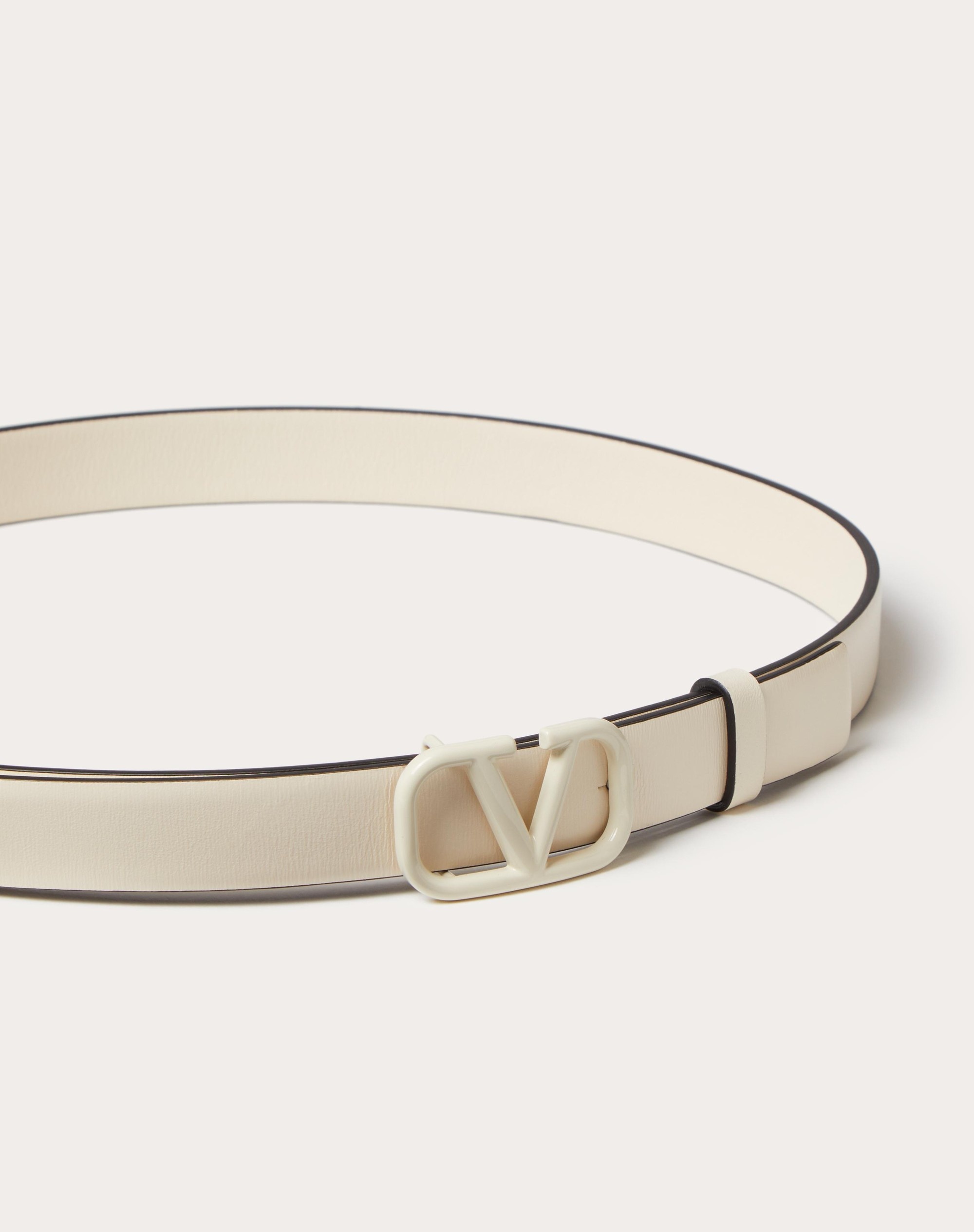 VLOGO SIGNATURE BELT IN SHINY CALFSKIN 20MM - 4