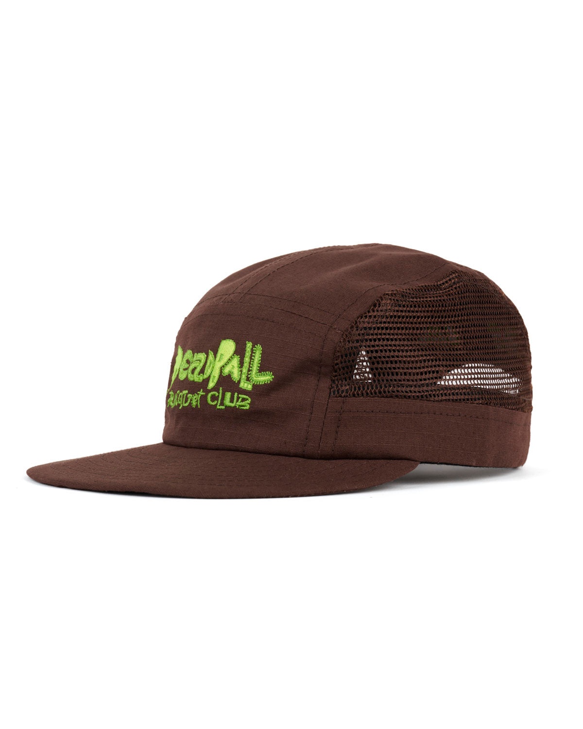Brain Dead Equipment Deadball Racquet Club Hat - Brown - 3