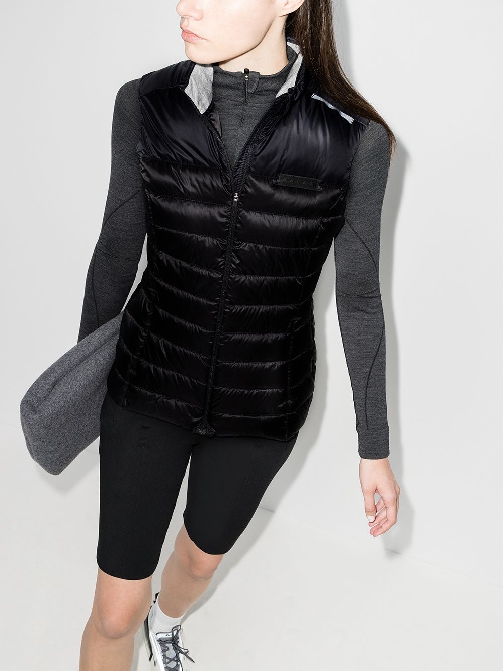 quilted down gilet - 2