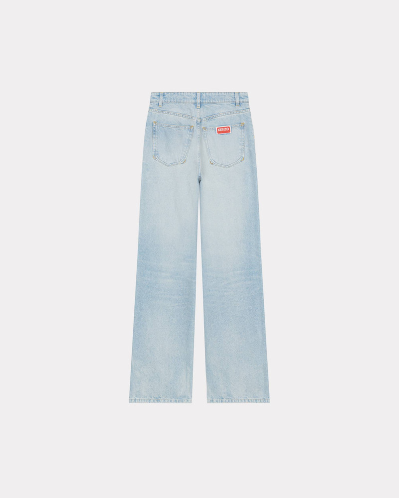 KENZO Wide Japanese denim jeans outlook