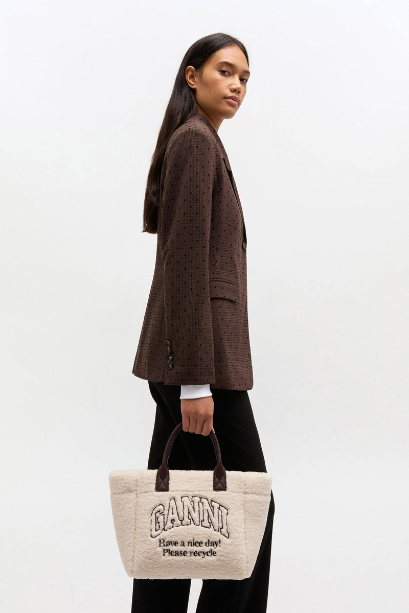 SHEARLING SMALL TOTE 4