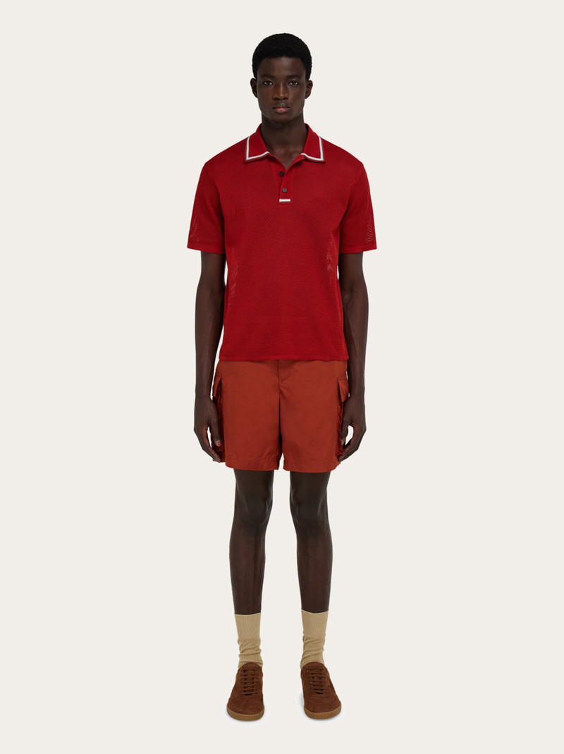 Polo with embroidered signature 5