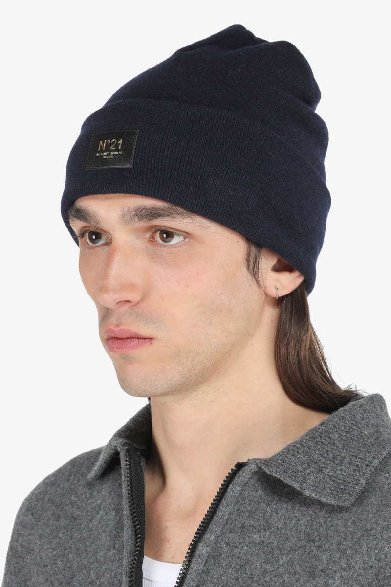 N°21 LOGO-PATCH WOOL BEANIE outlook