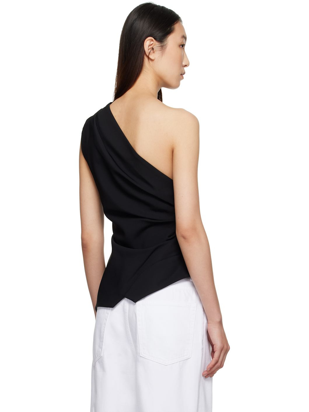 Black Lapel Top - 3