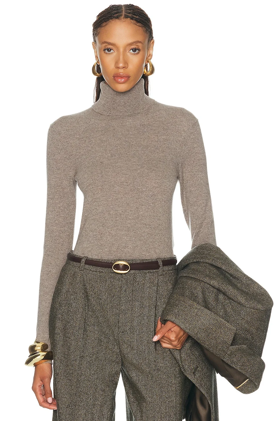 Cashmere Turtleneck Sweater - 1