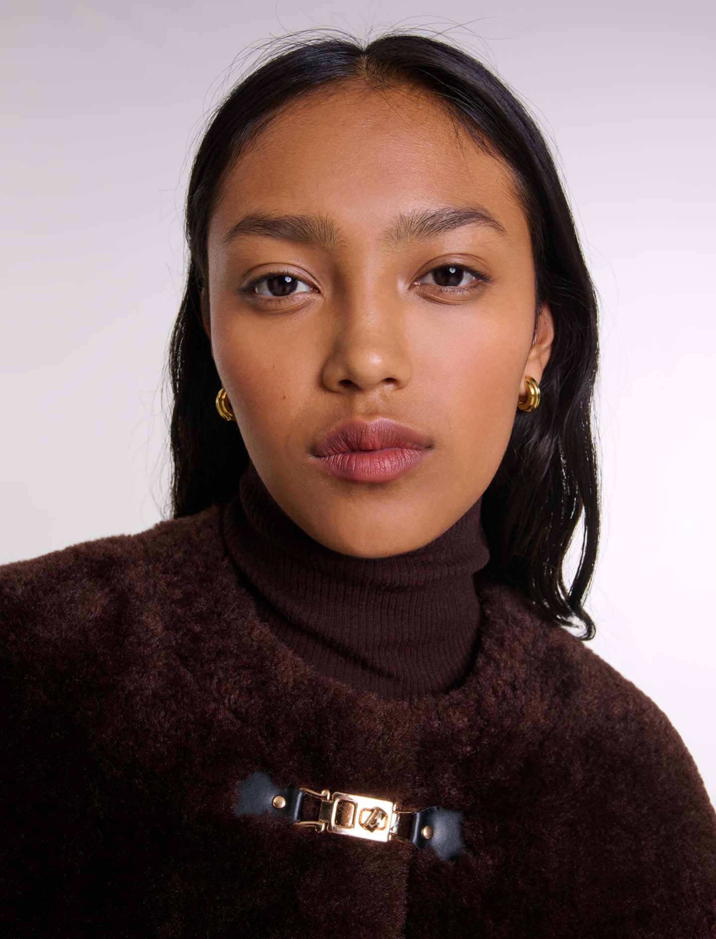 Short faux fur coat - 7