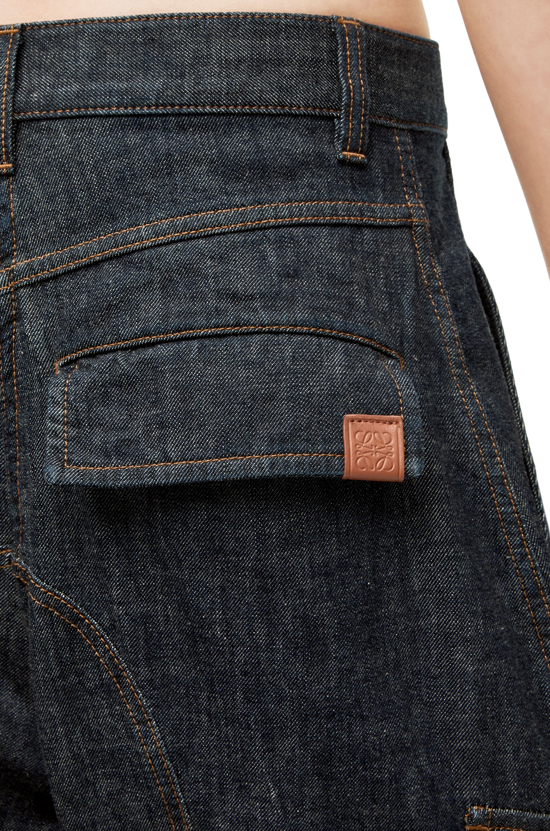 Cargo jeans in denim - 5