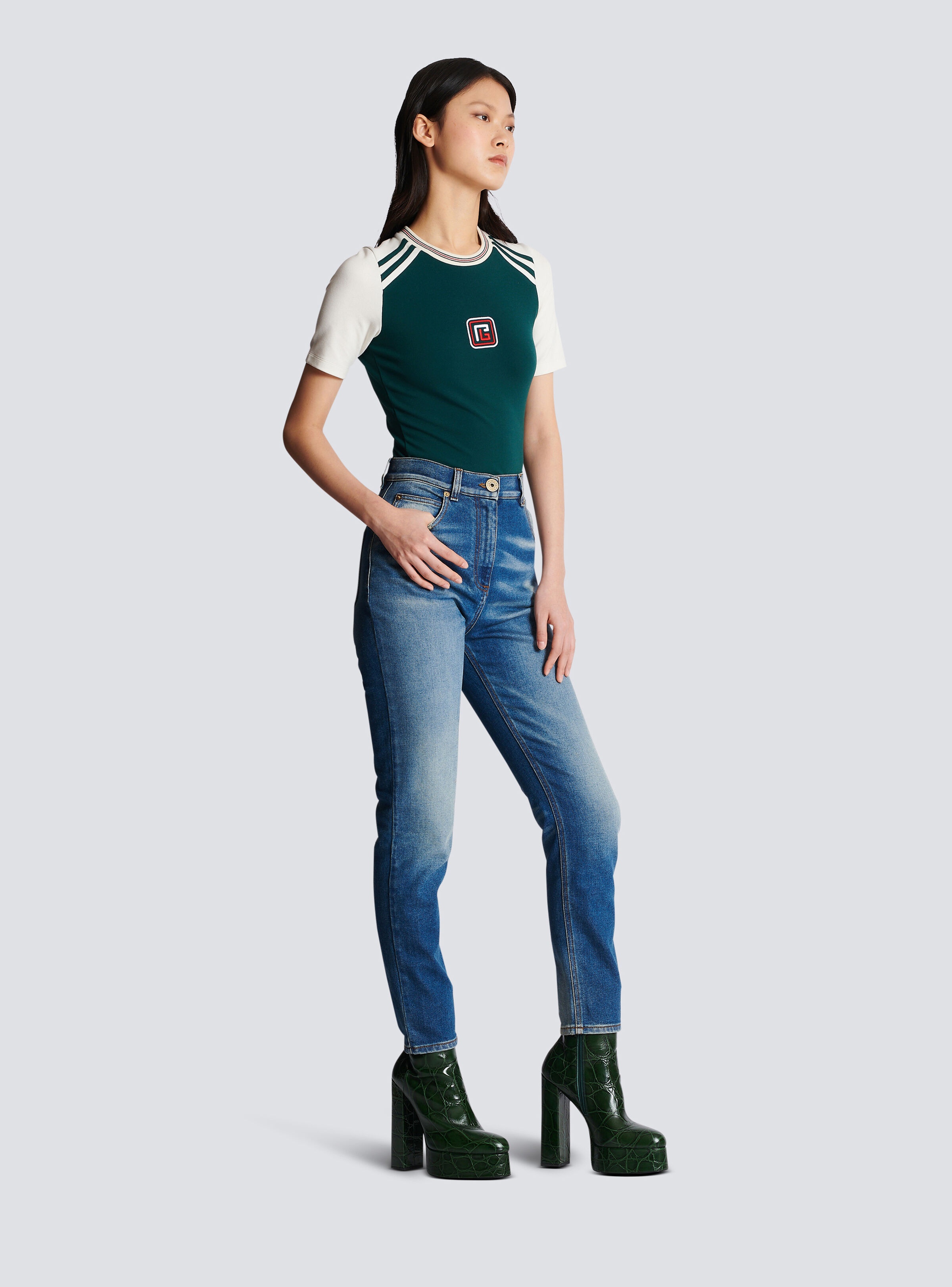 Slim-fit denim jeans - 3