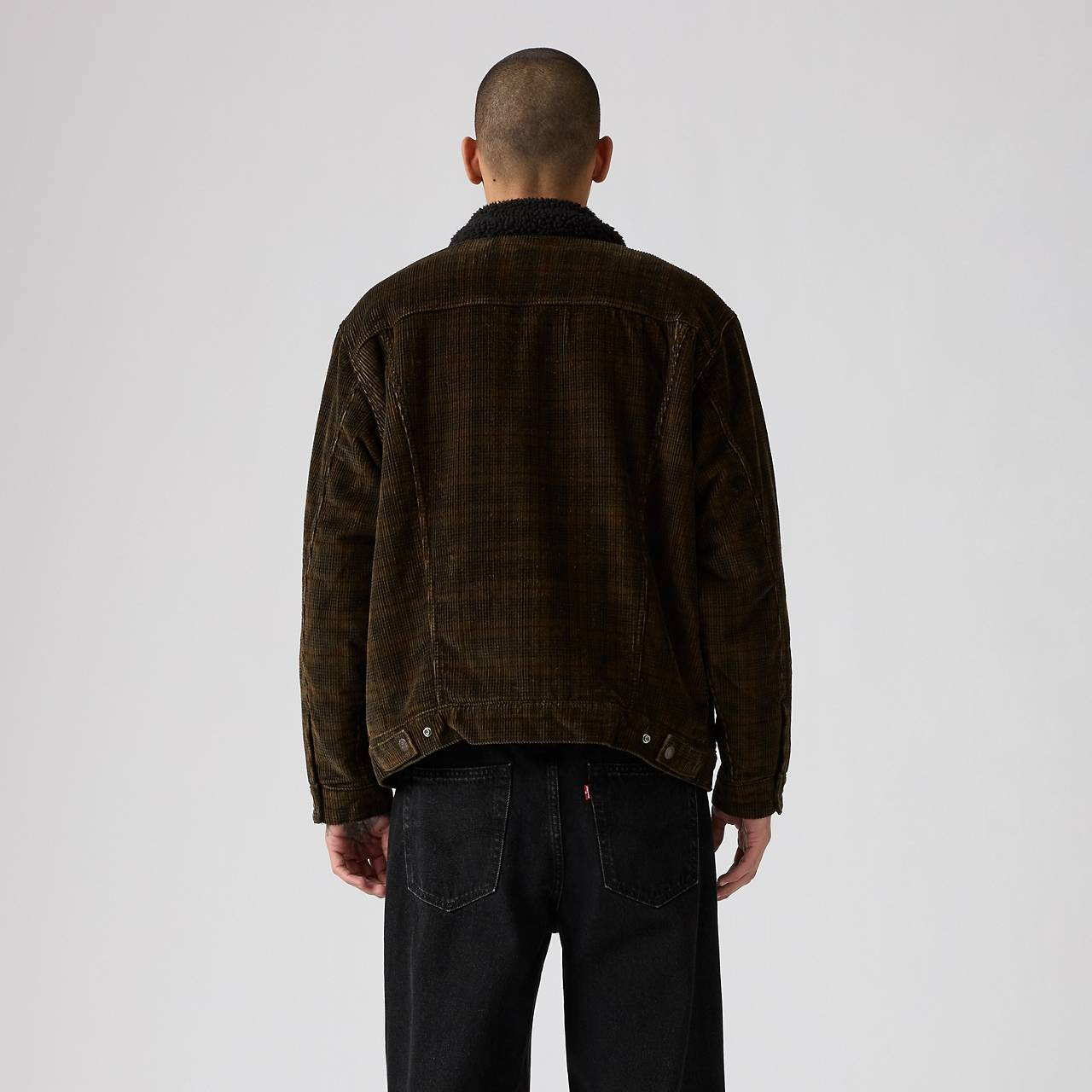 RELAXED FIT SHERPA TRUCKER JACKET - 4