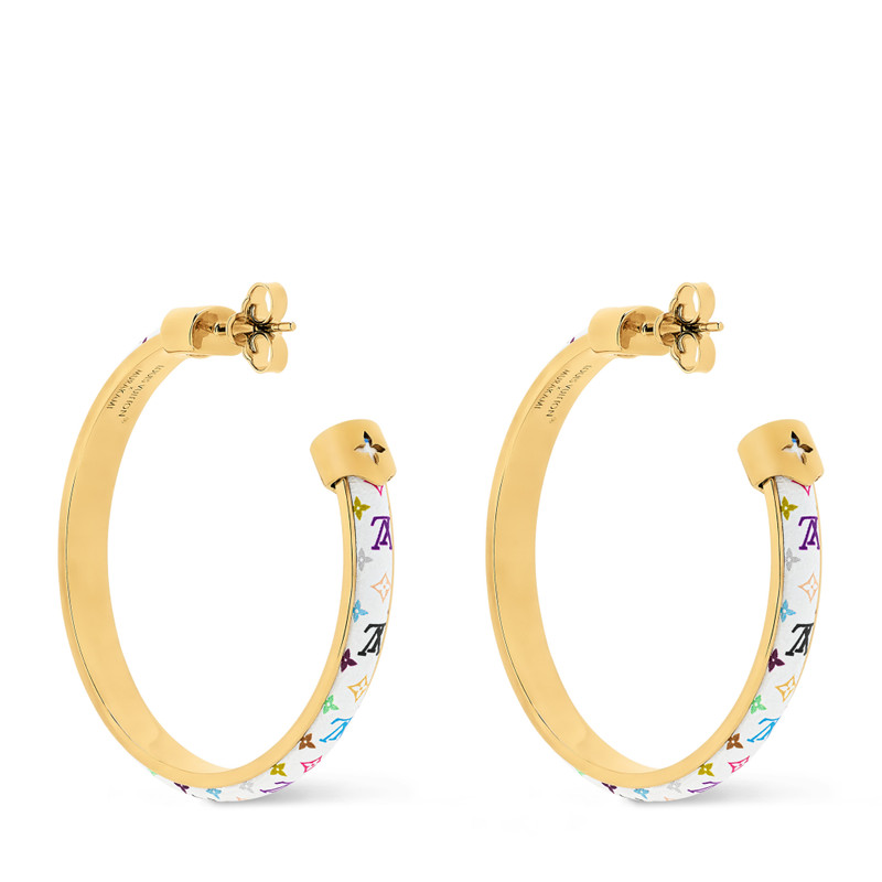LV x TM Monogram Multicolor Earrings 3