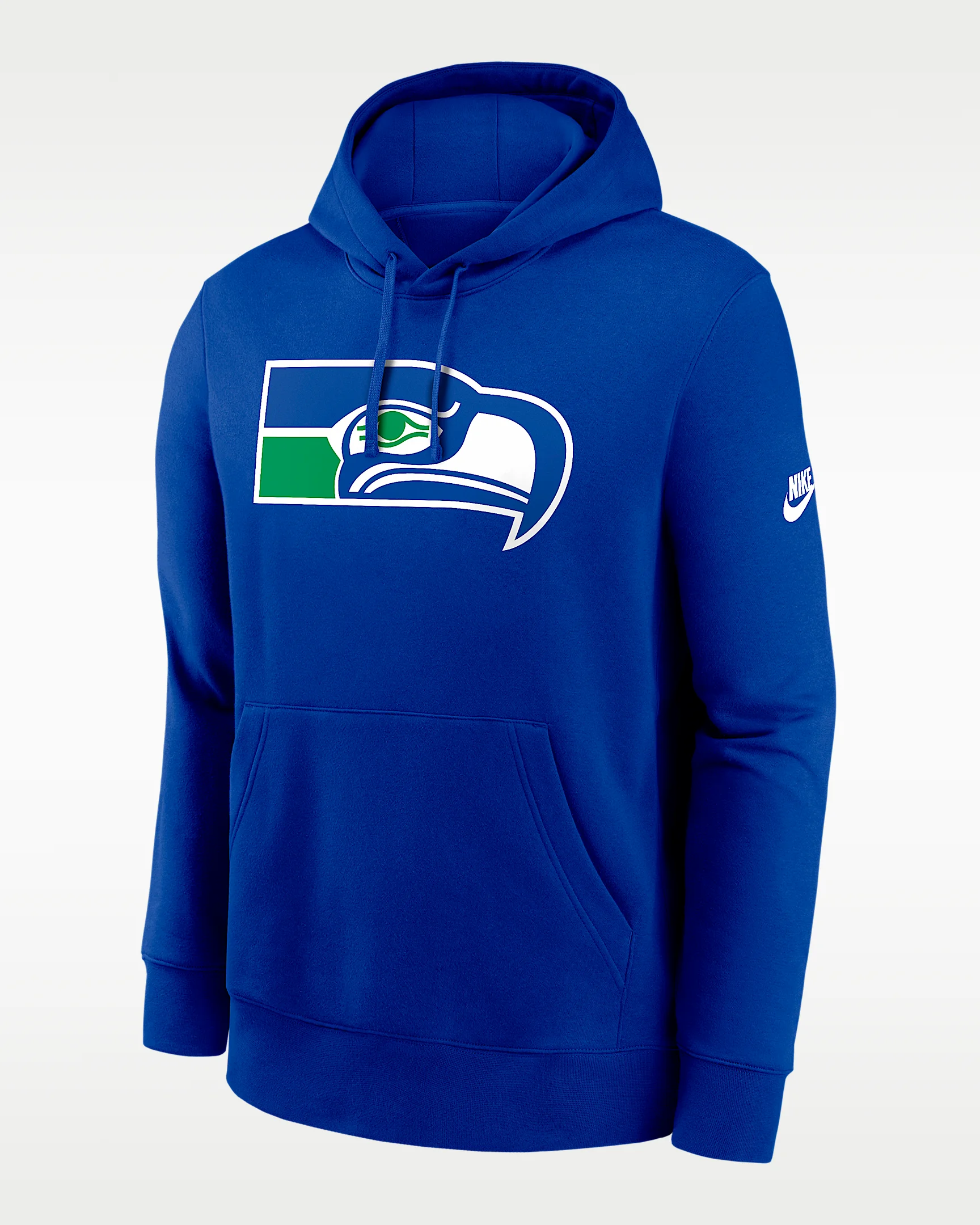 Seattle Seahawks Club Logo Men's Nike NFL Pullover Hoodie - 1