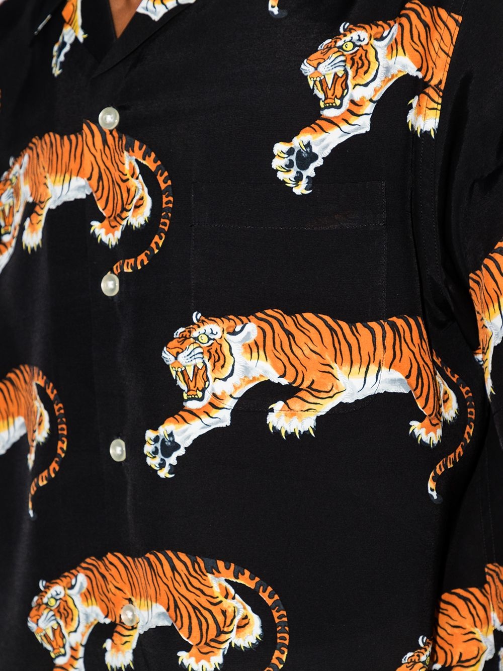 x Tim Lehi tiger print shirt - 4