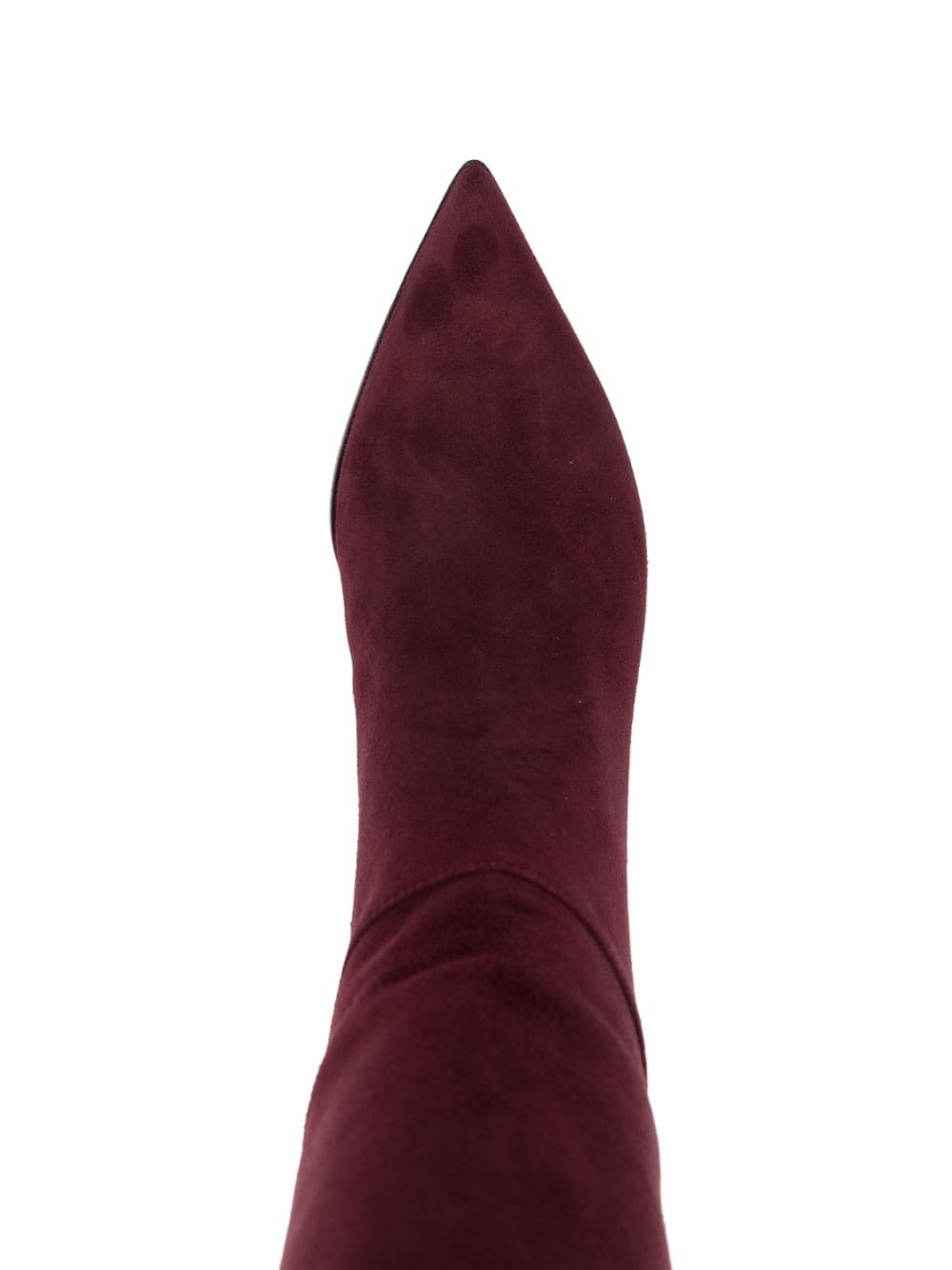 knee-high suede boots - 4