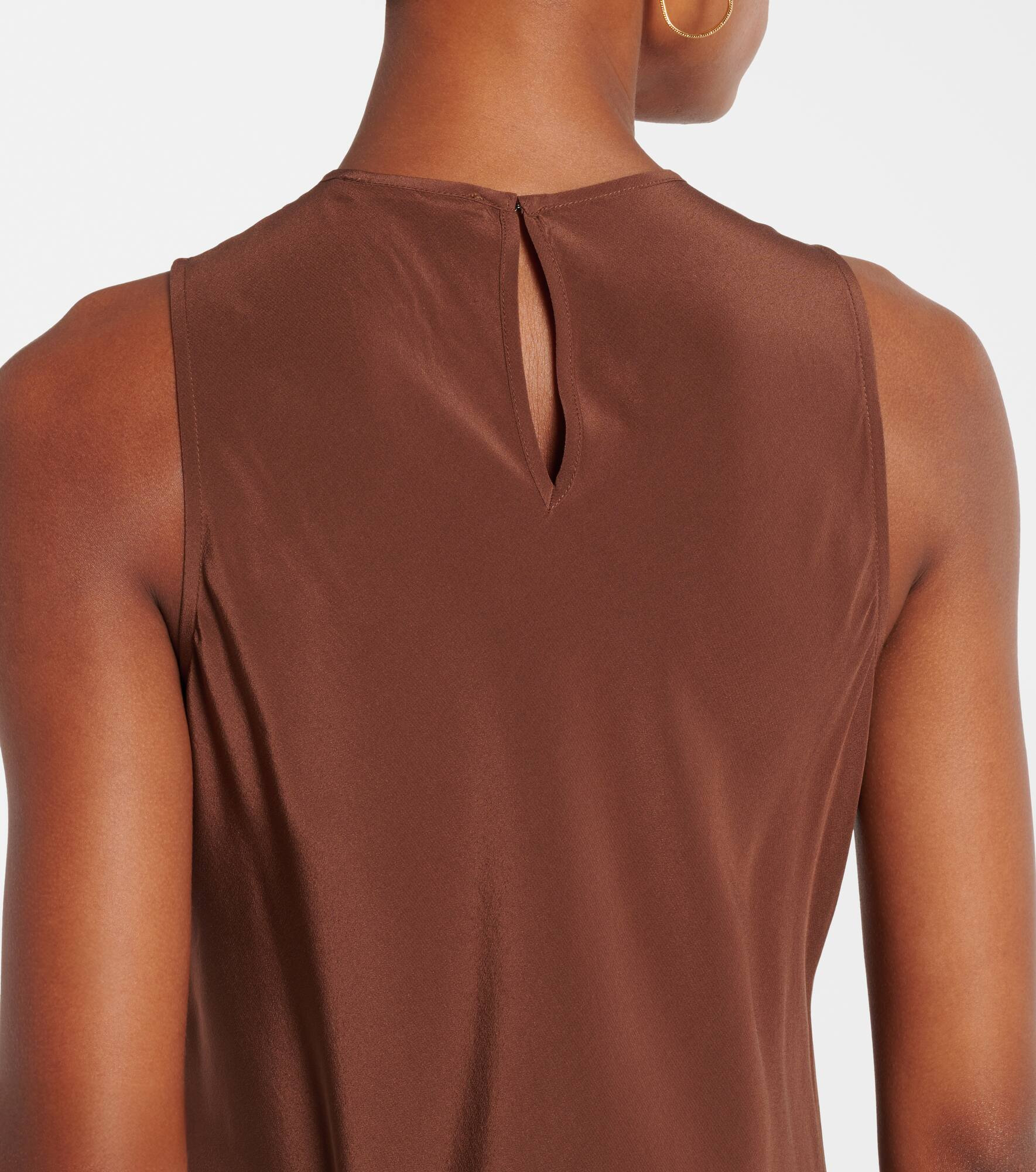 Valencia silk crêpe maxi dress - 6