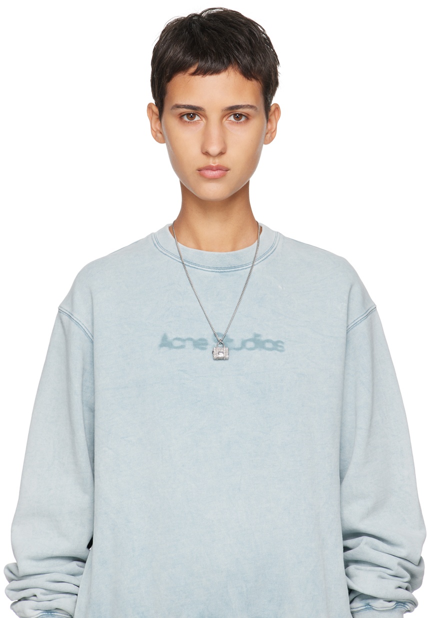 ネックレス・ペンダント The Pave Tote Necklace - Marc Jacobs - l - Silver Marc Jacobs Pave Tote Necklace in Silver & Crystal | REVOLVE