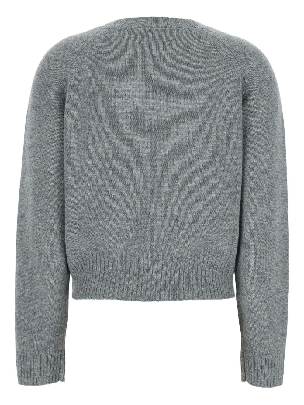 round-neck ribbed sweater - 2