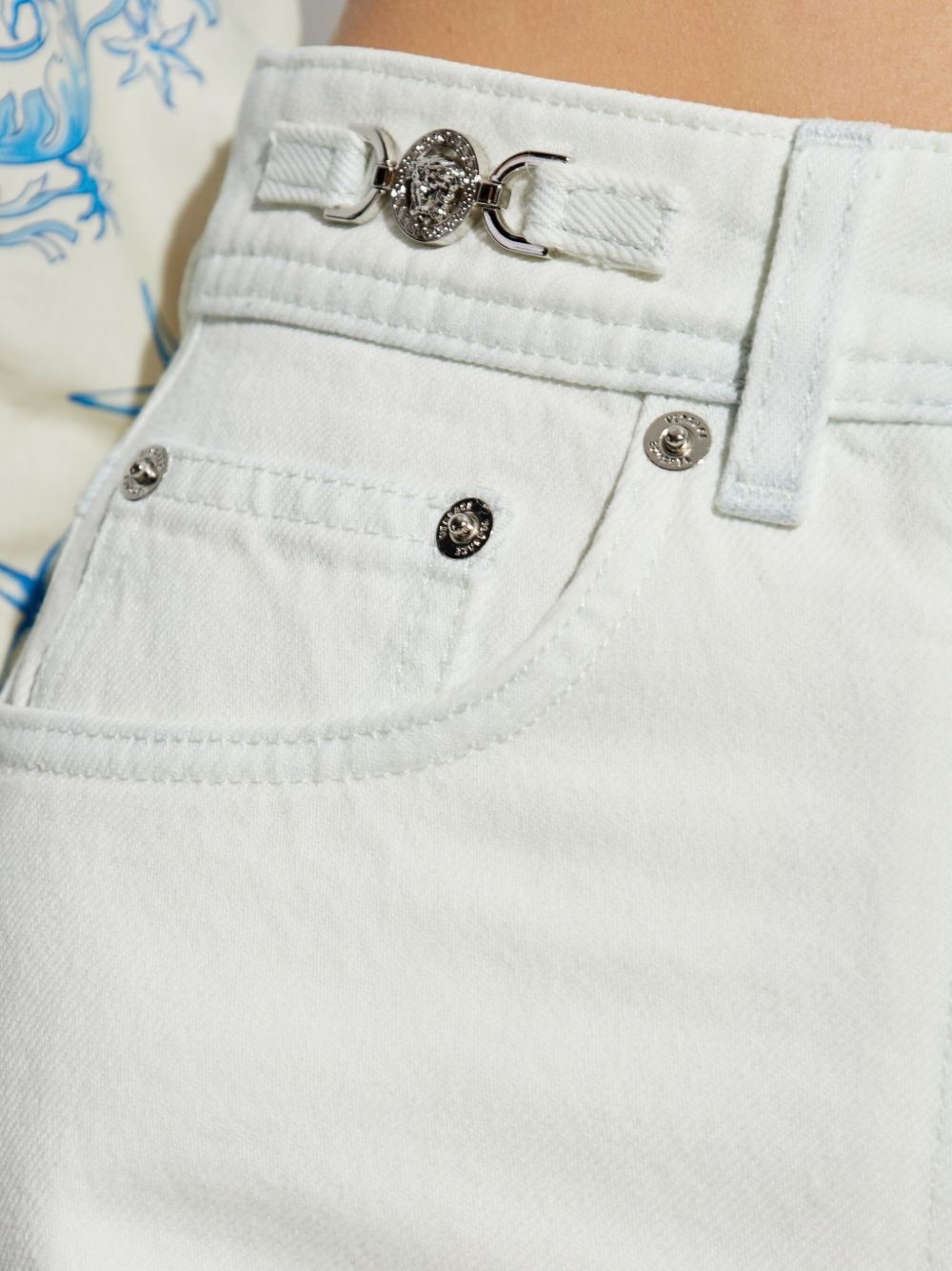 Medusa-plaque jeans - 5
