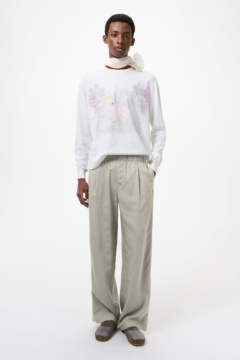 Our Legacy Leisure Trouser Willow Grey Softflow Tencel outlook