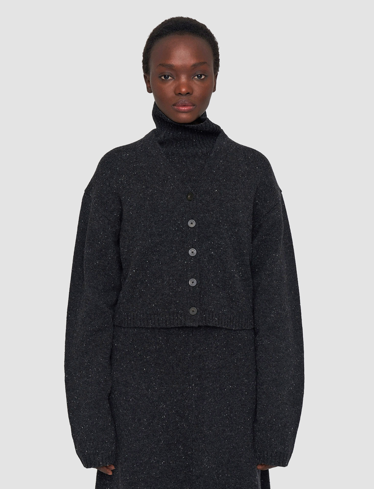 Tweed Knit Cardigan - 3