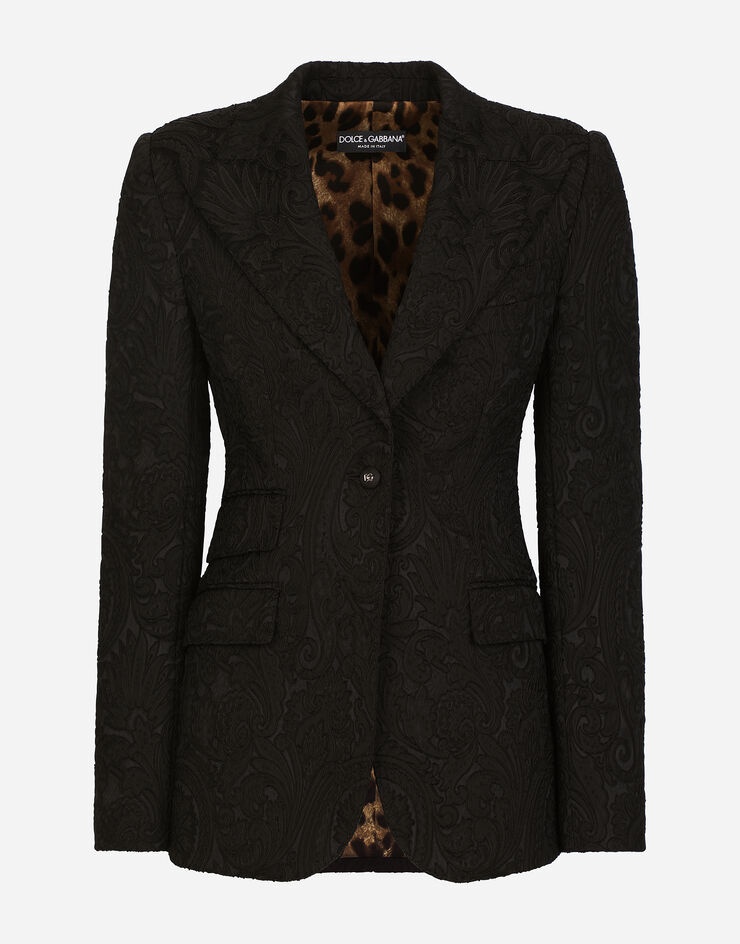 Ornamental jacquard Turlington blazer - 1