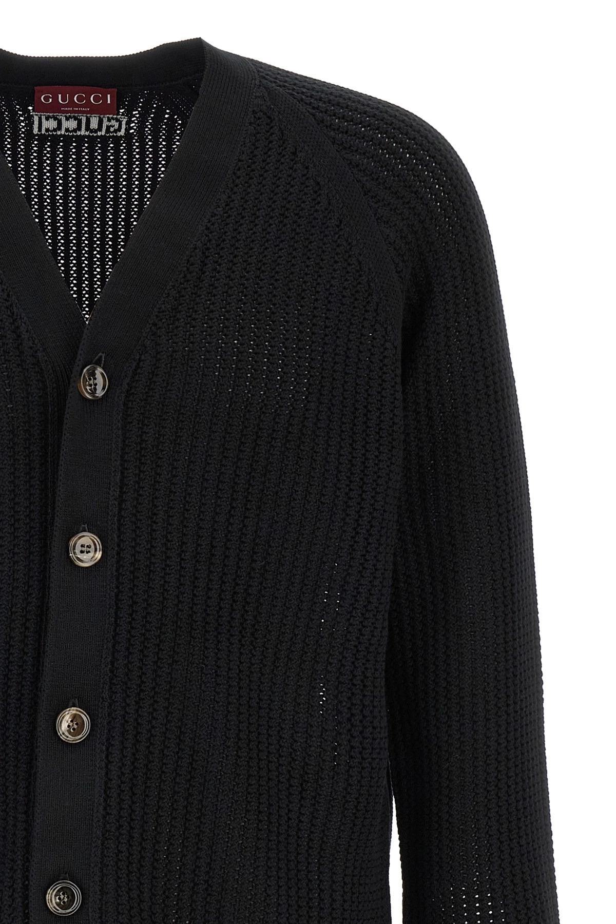Web ribbon cardigan - 3