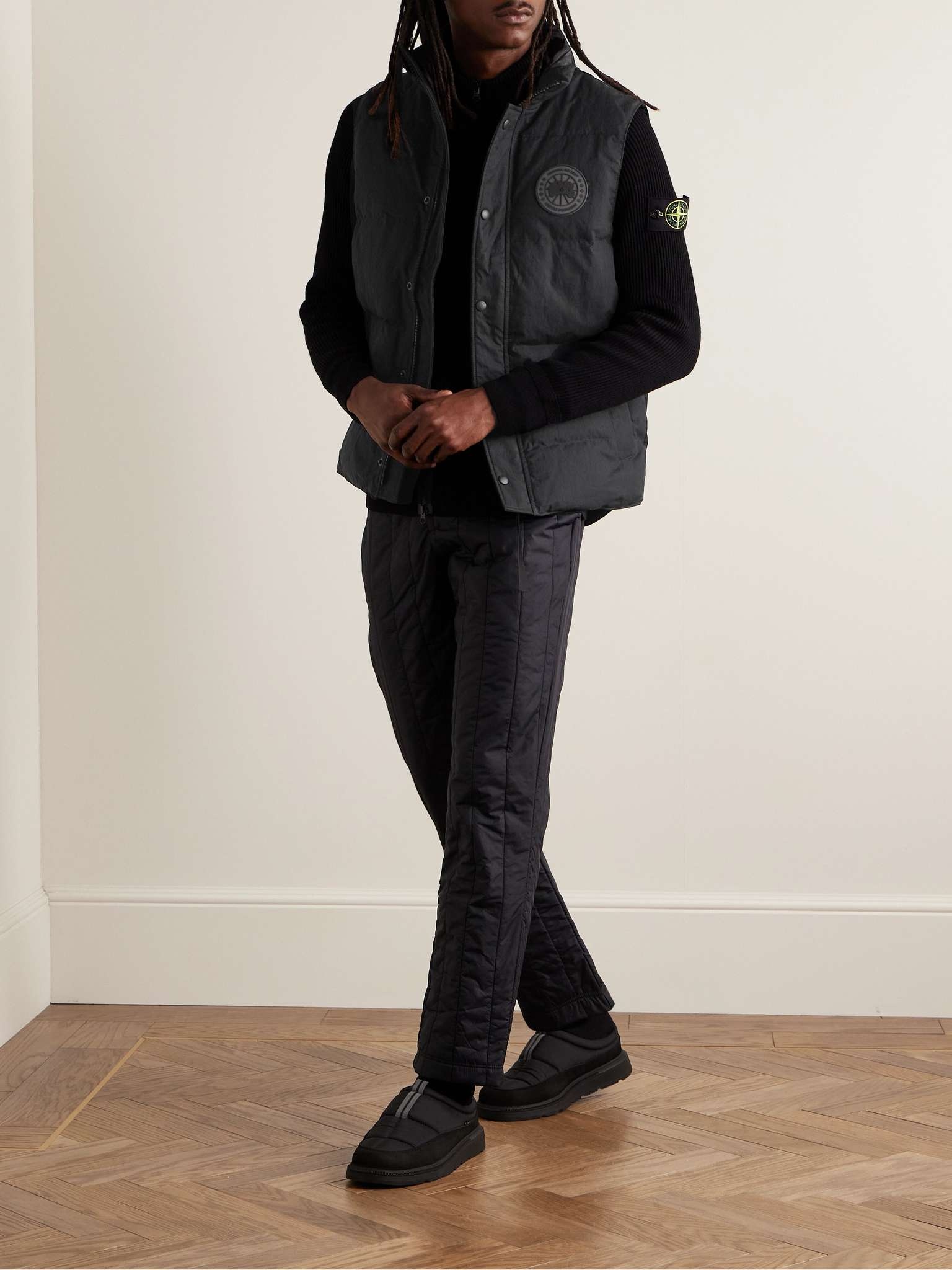 Canada Goose Black Label Garson Quilted Cotton Blend Enduraluxe Down Gilet mrporter REVERSIBLE