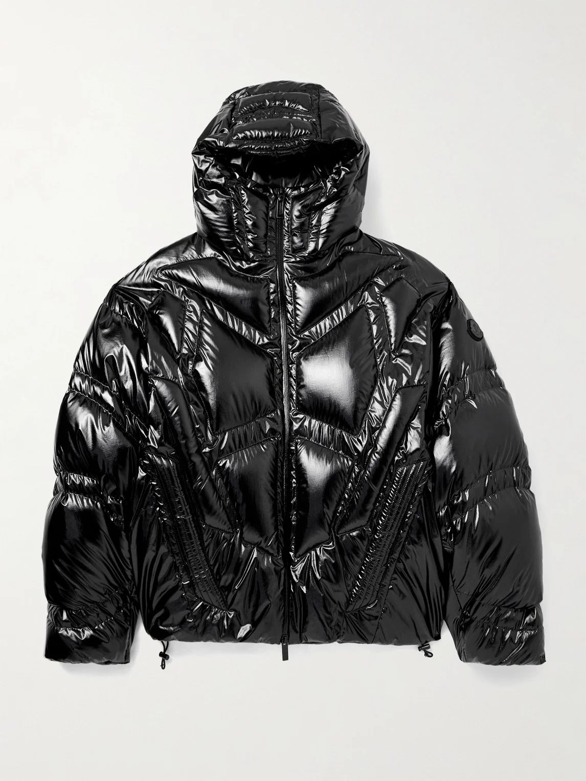 A$AP Rocky Bahianinha Quilted Glossed-Shell Hooded Down Jacket - 1