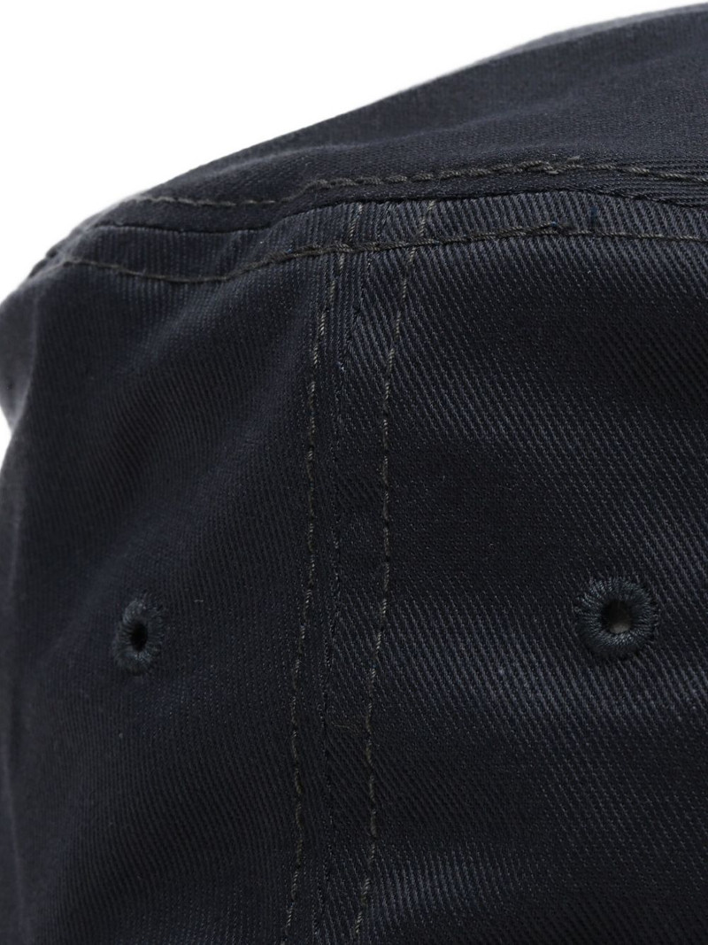 embroidered-logo cotton bucket hat 5