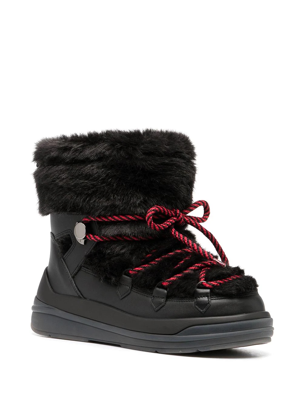 faux-fur snow boots - 2