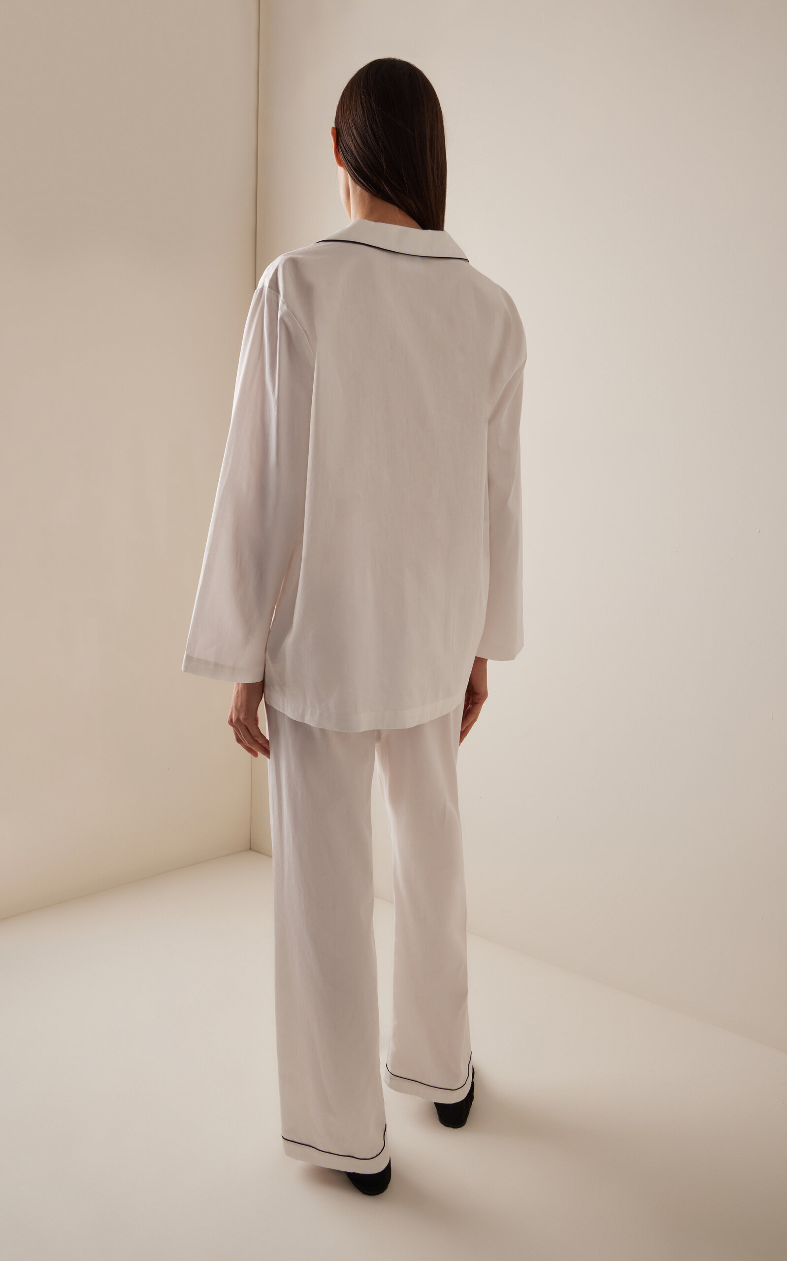 Exclusive Cotton Pajama Set ivory - 4