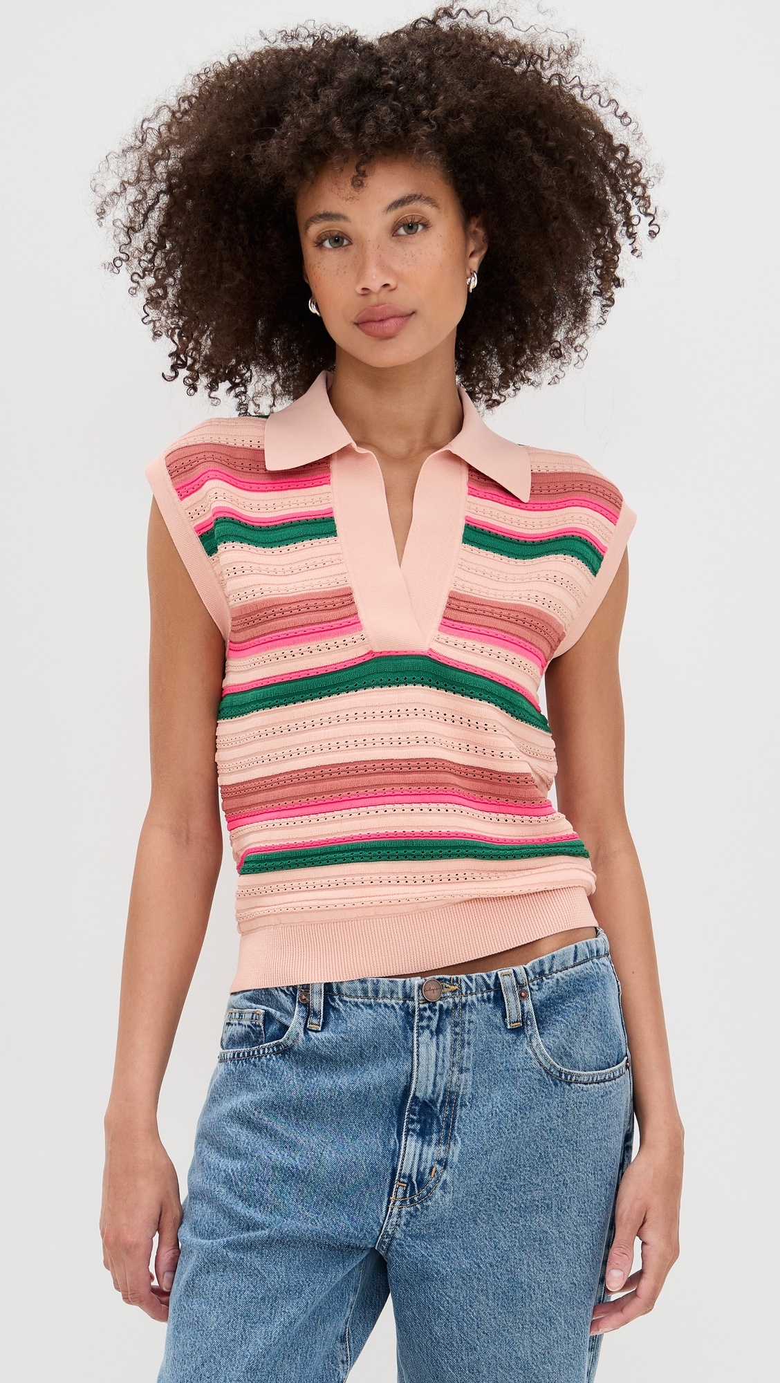 Hantwerp Striped Knit Polo - 6