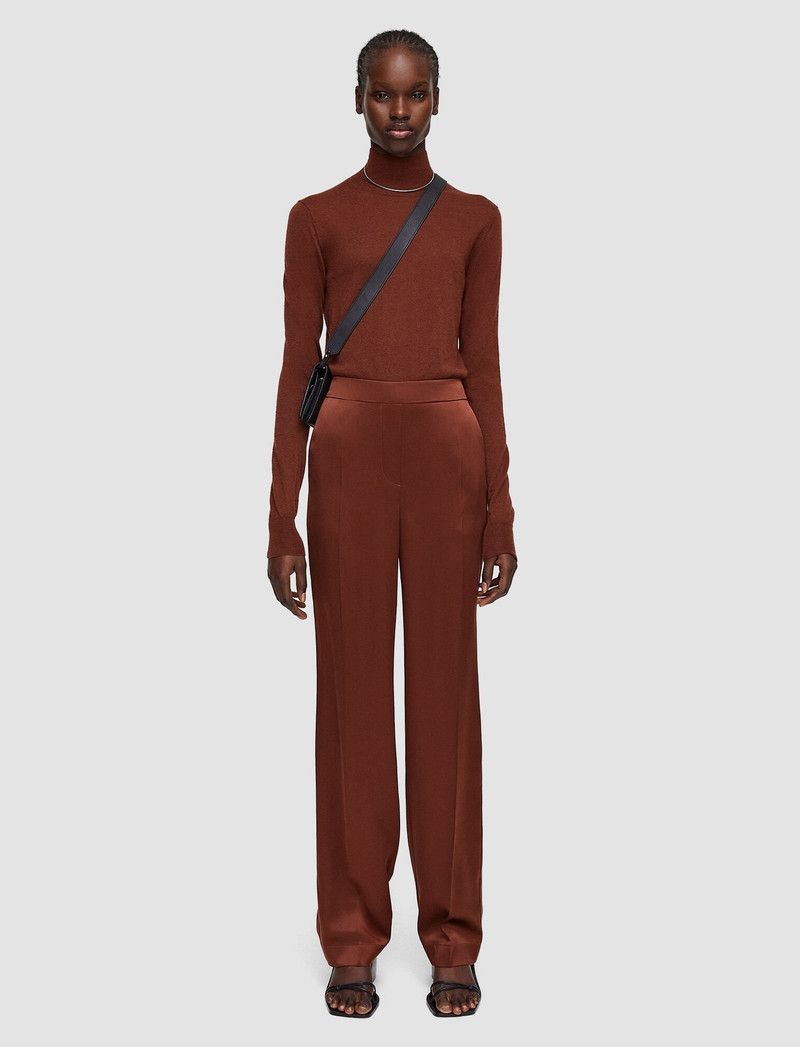 JOSEPH Silk Satin Tova Trousers outlook