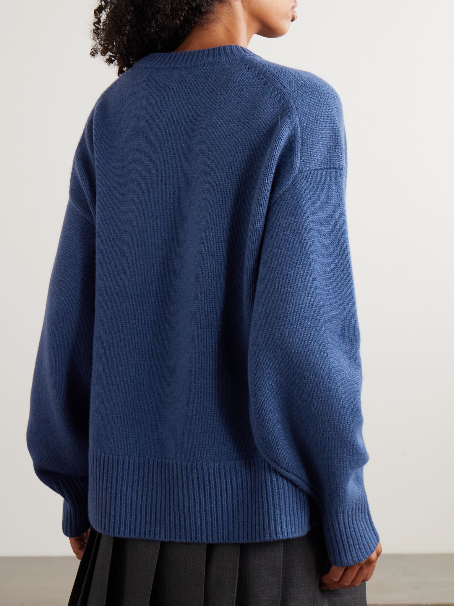 Belfast cashmere sweater Blue - 3