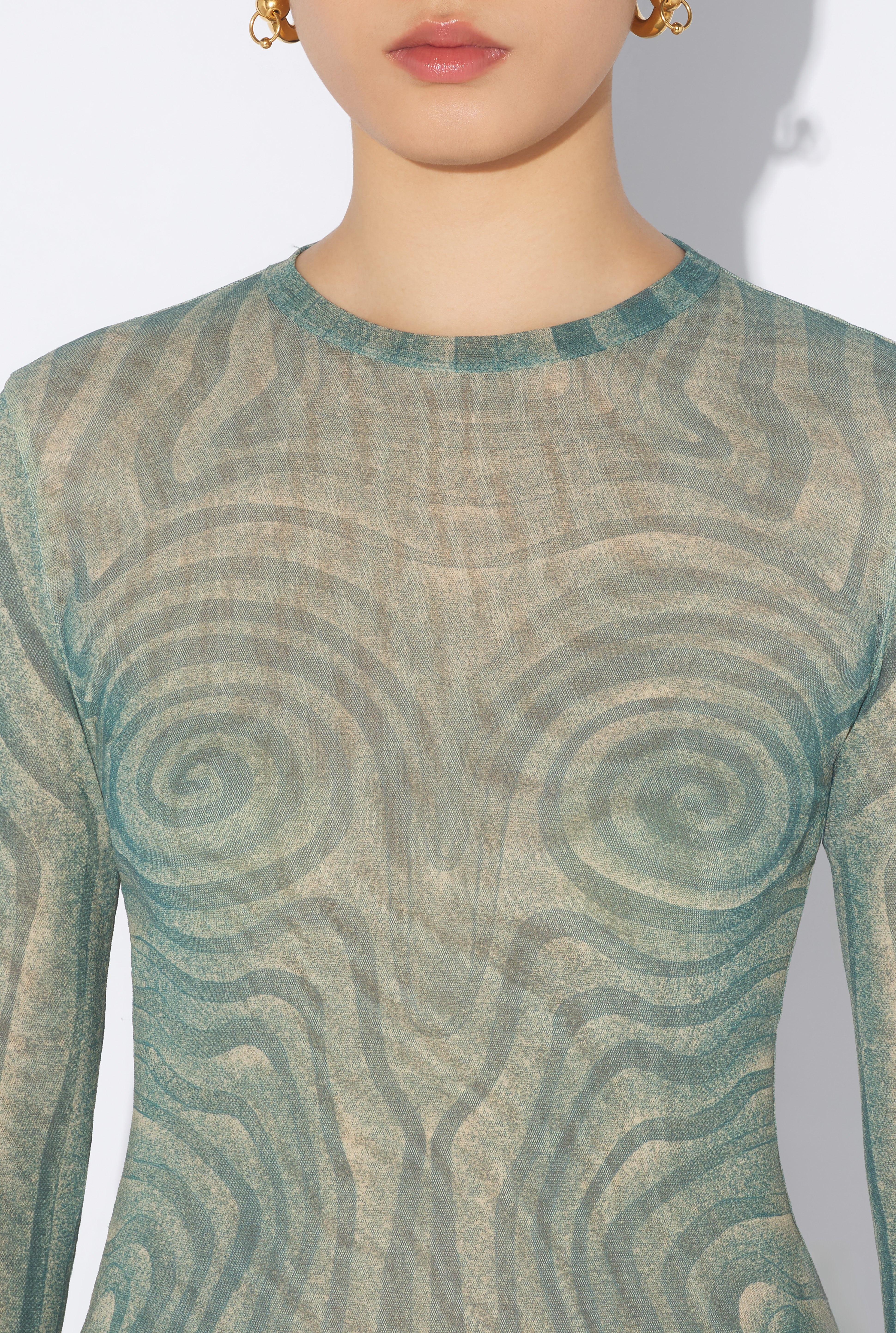 THE BLUE “SPIRALE” TOP - 4