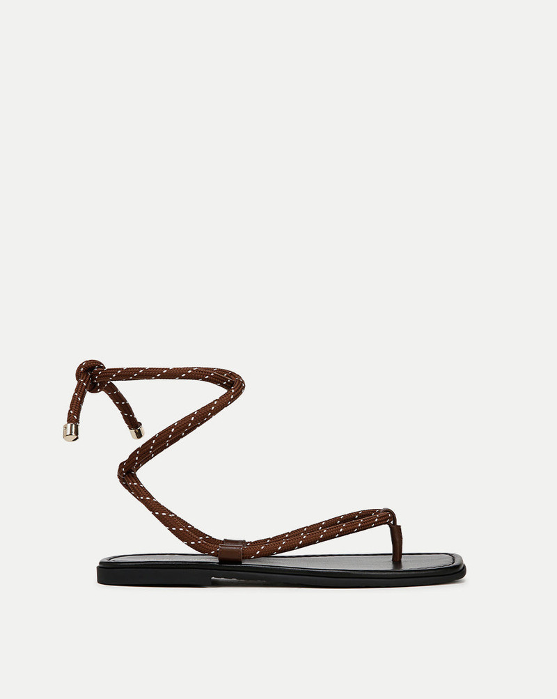 CARMINA CORD WRAP SANDAL 1