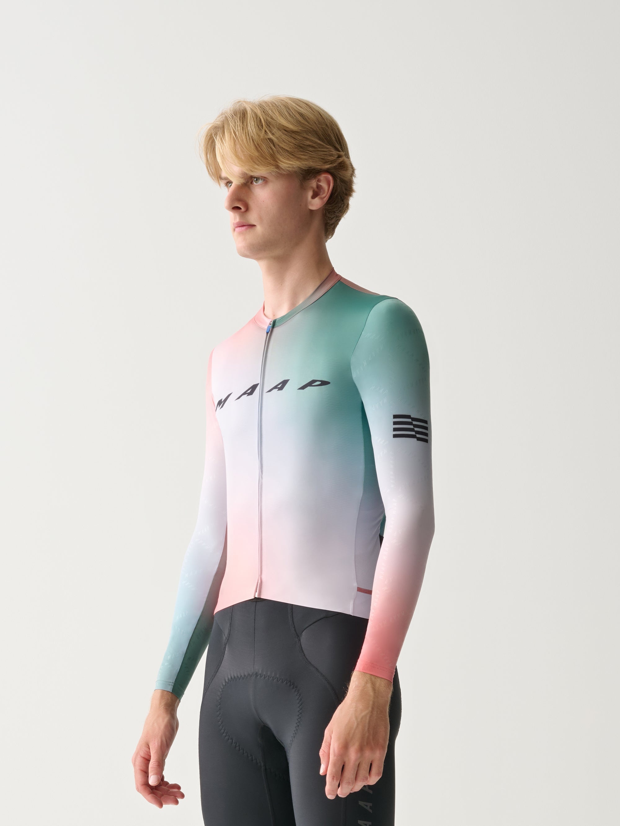 Blurred Out Pro Hex LS Jersey - 2