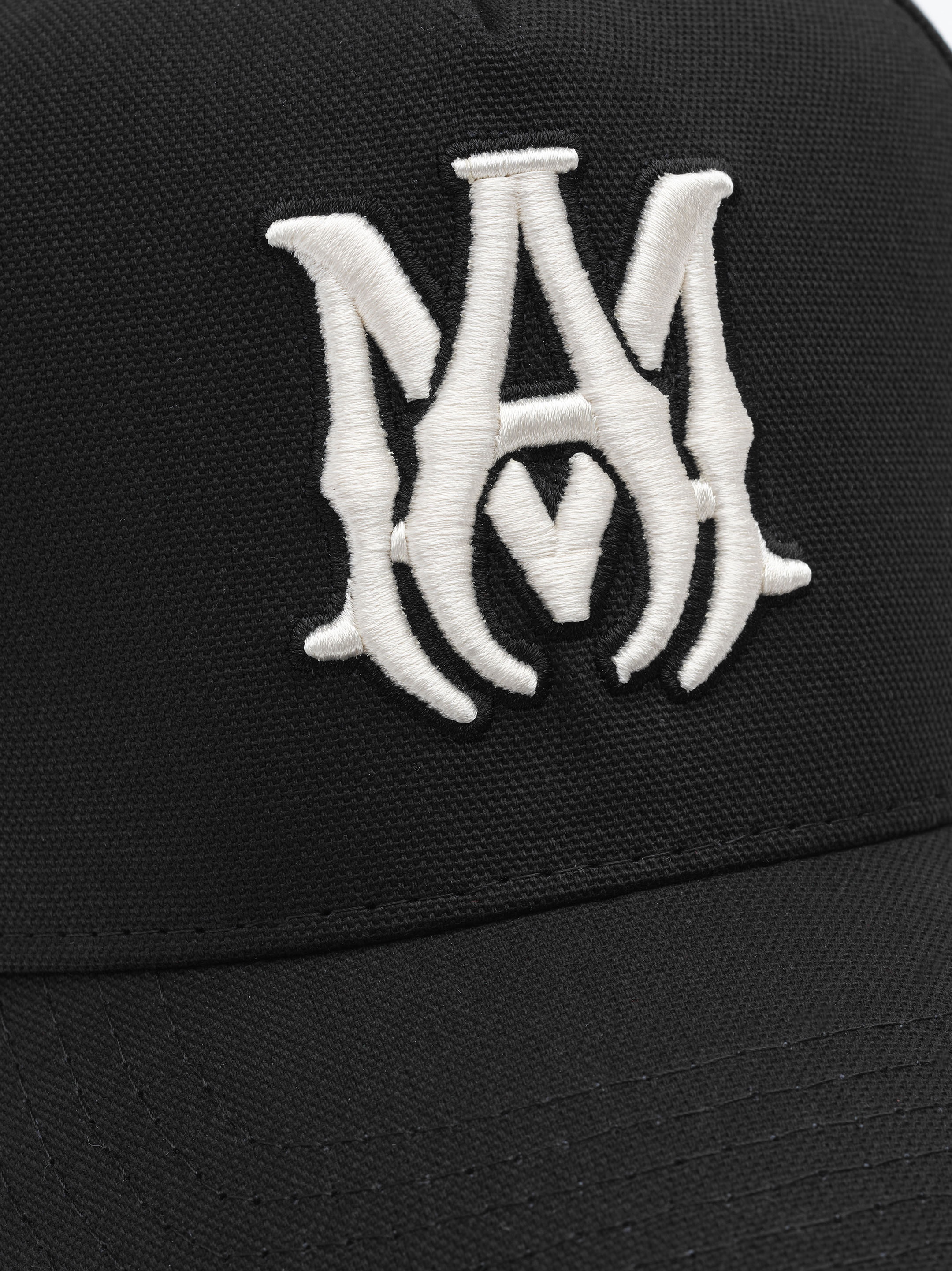 XO FULL CANVAS HAT- BLACK/OFF WHITE - 4
