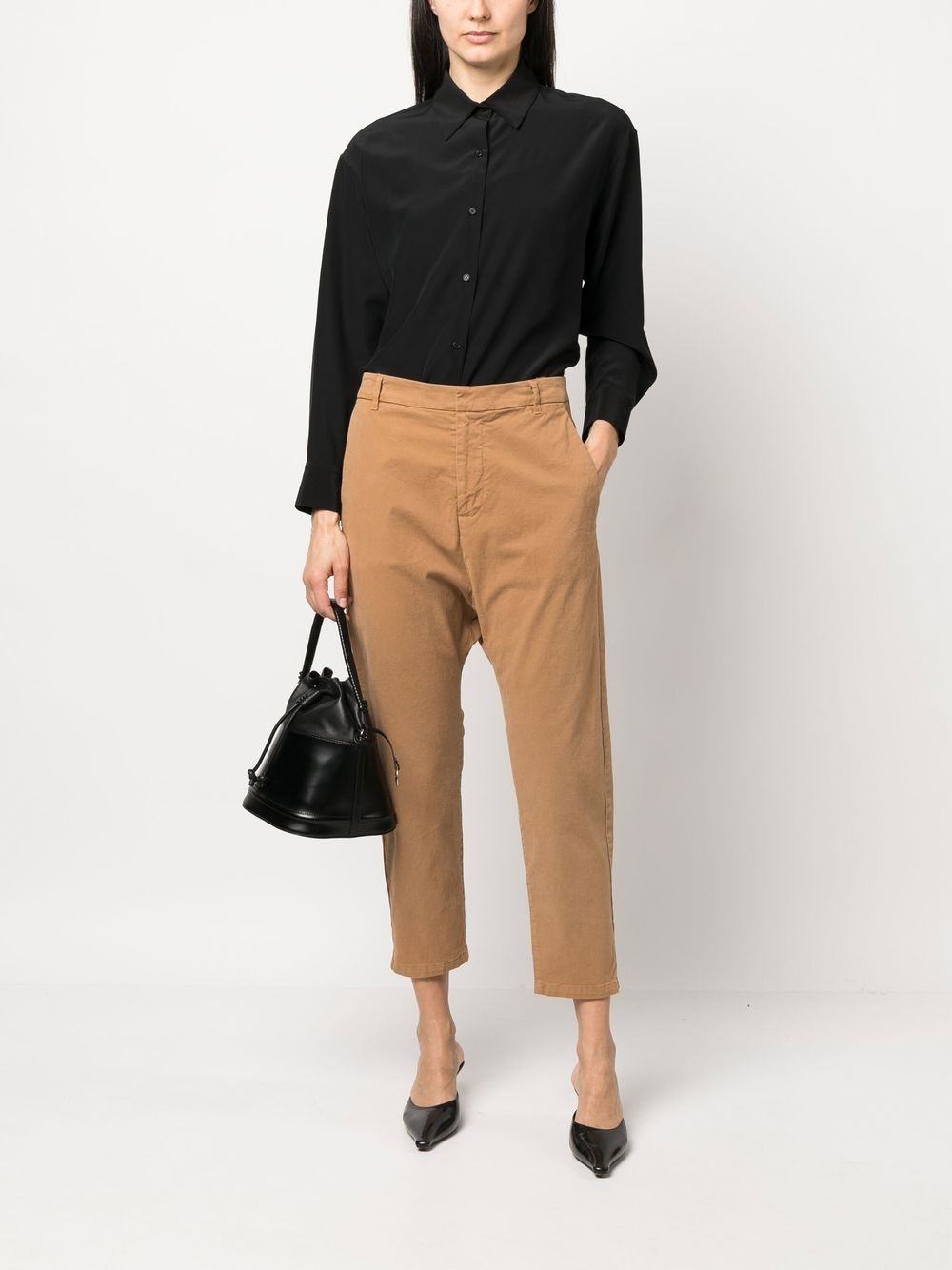 silk long-sleeved shirt - 2