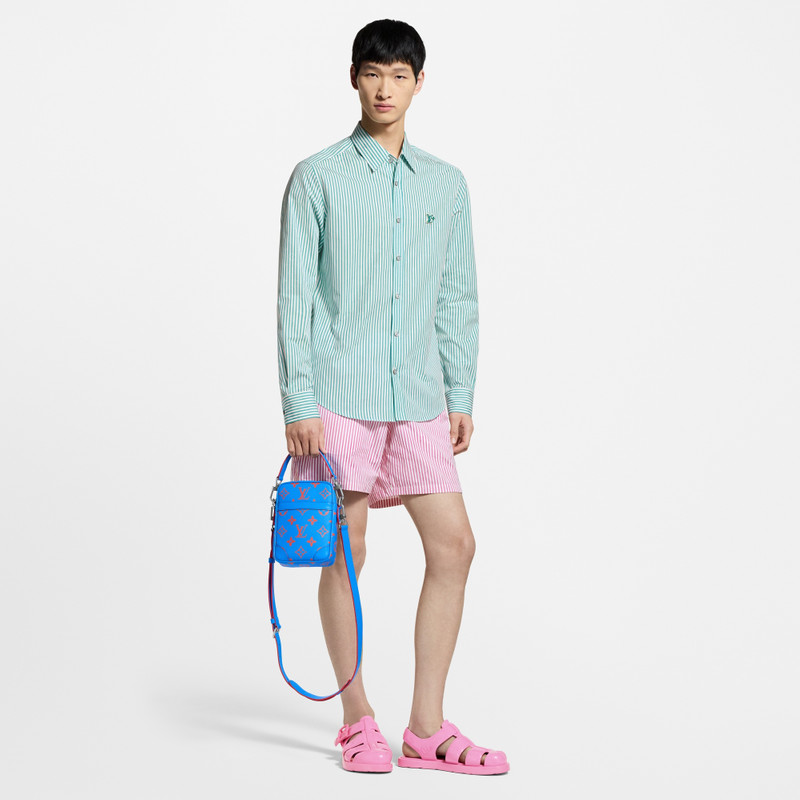 Louis Vuitton Monogram Striped Casual Shorts outlook