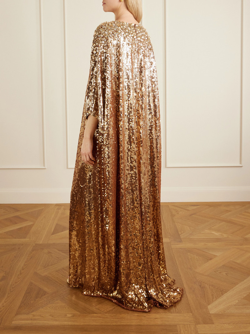 JENNY PACKHAM Fontaine Crystal-embellished Sequined Tulle Gown outlook