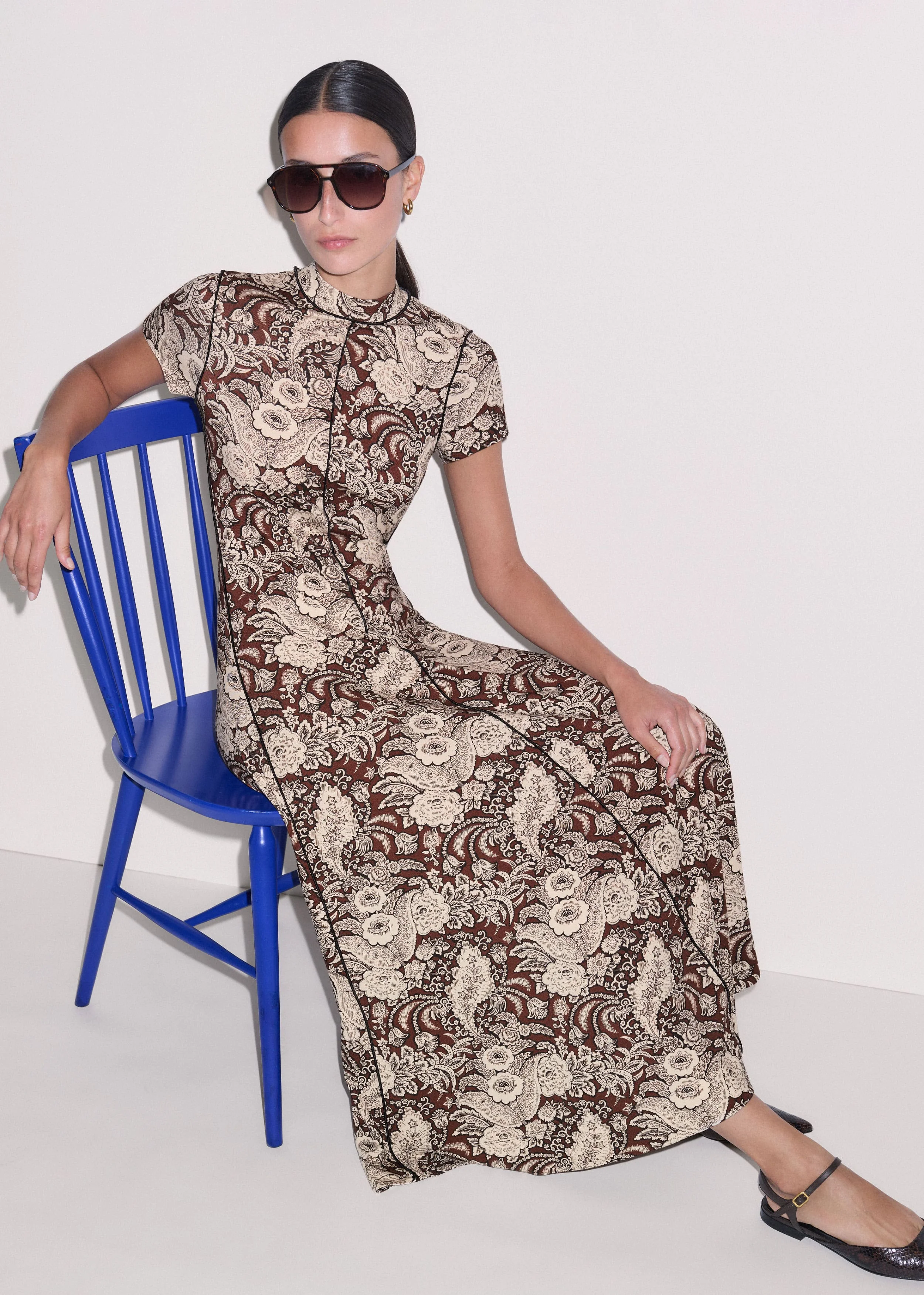 Fit + Flare Maxi Dress - 1