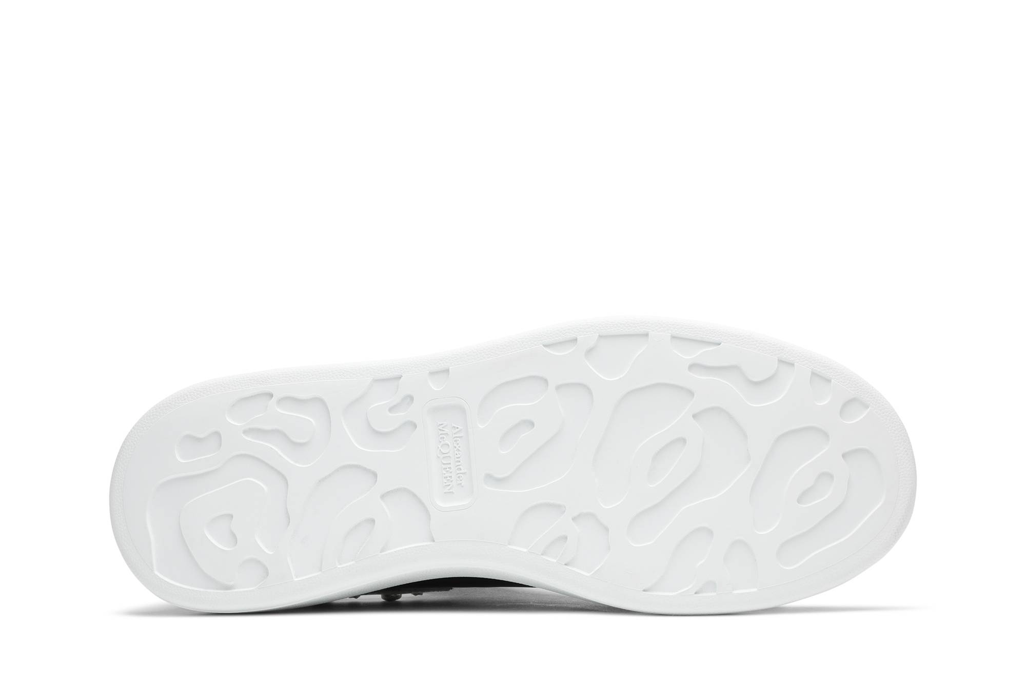 Alexander McQueen Studded Oversized Sneaker 'White Black' - 4