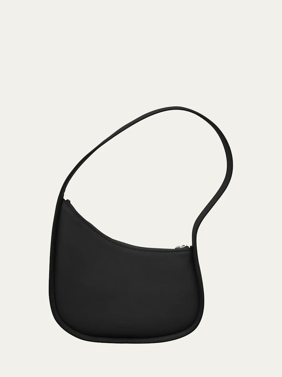 Half Moon Hobo Bag in Calfskin Leather - 1