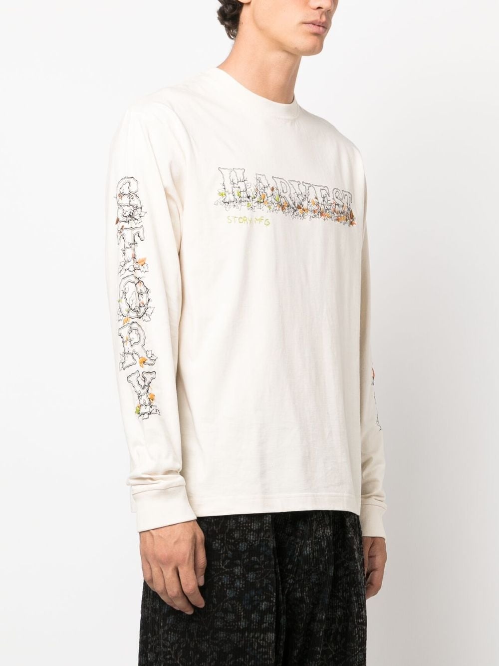 Harvest logo-print sweatshirt - 3