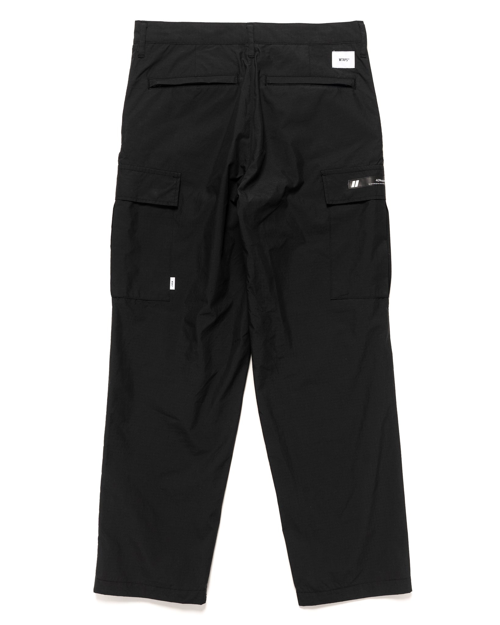 WTAPS BGT / TROUSERS / NYCO. RIPSTOP. CORDURA BLACK | REVERSIBLE