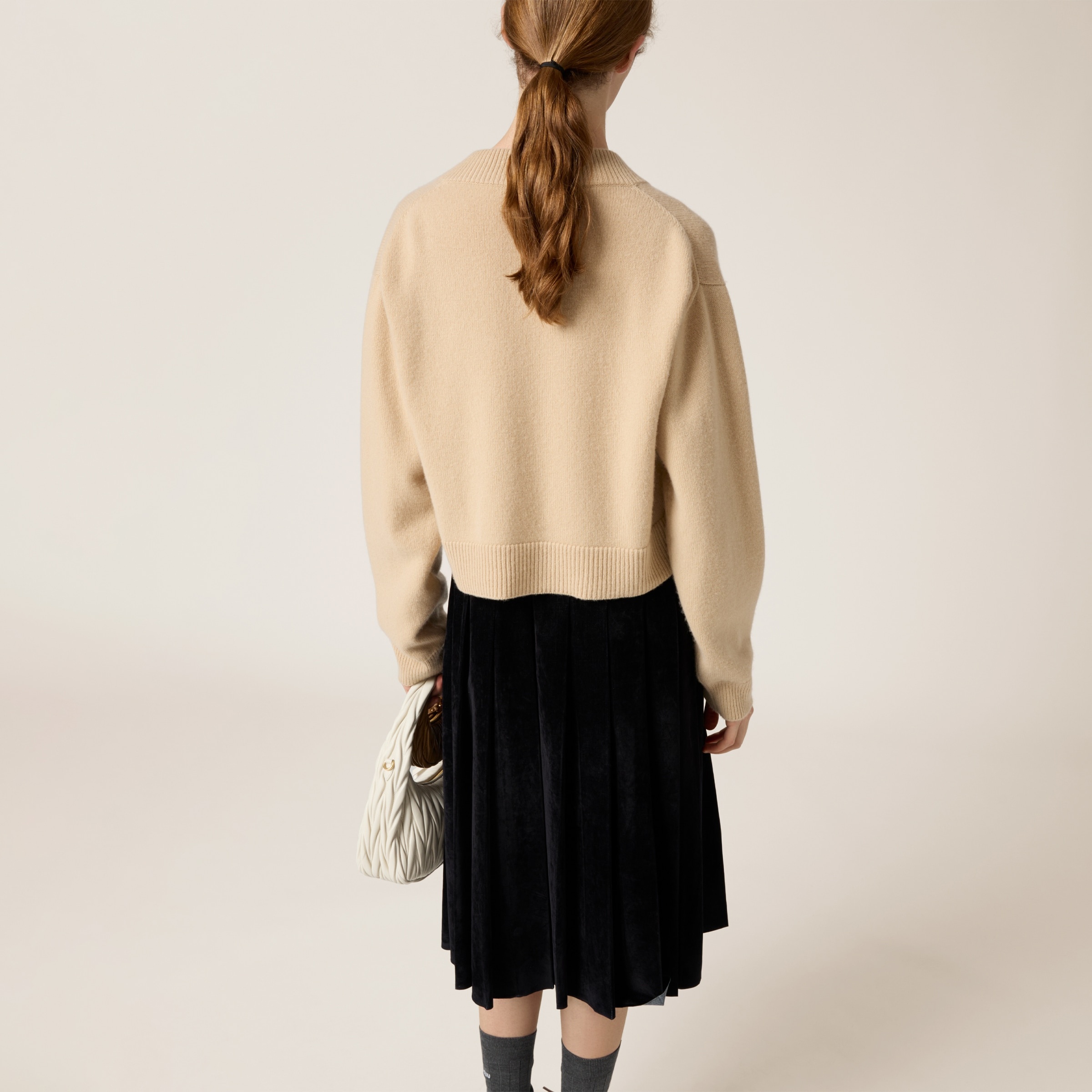 Embroidered cashmere cardigan - 3