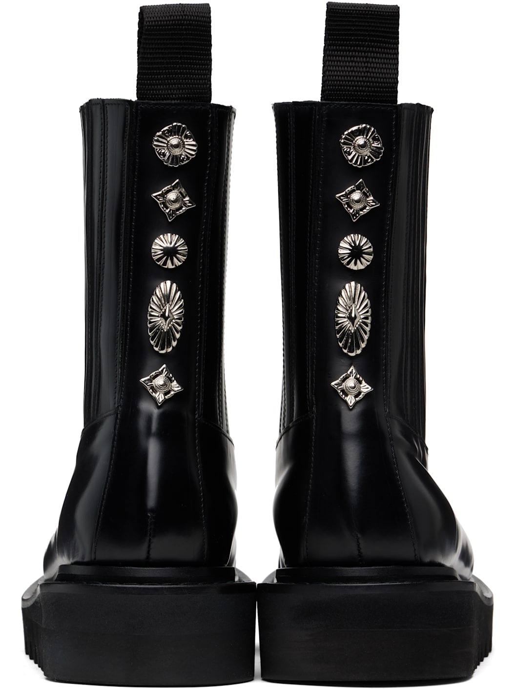 SSENSE Exclusive Black Leather Chelsea Boots - 2