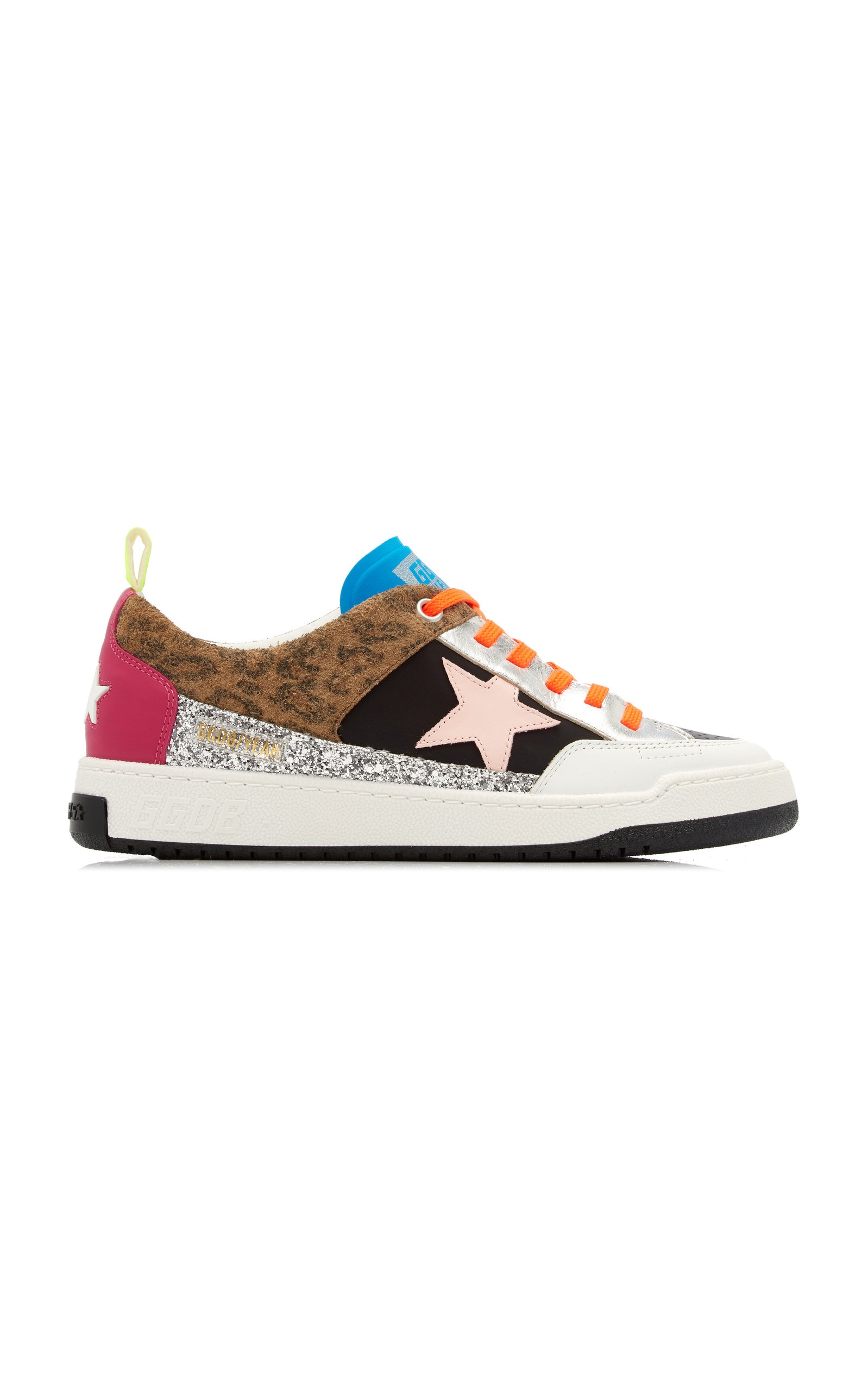 Golden Goose Yeah Leopard-Print Suede and Glittered Sneakers multi |  modaoperandi | REVERSIBLE