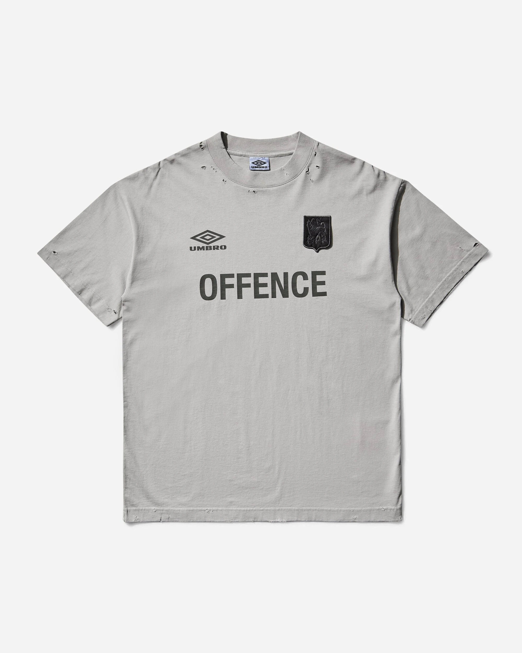 Offence Defence T-Shirt Light Grey - 1