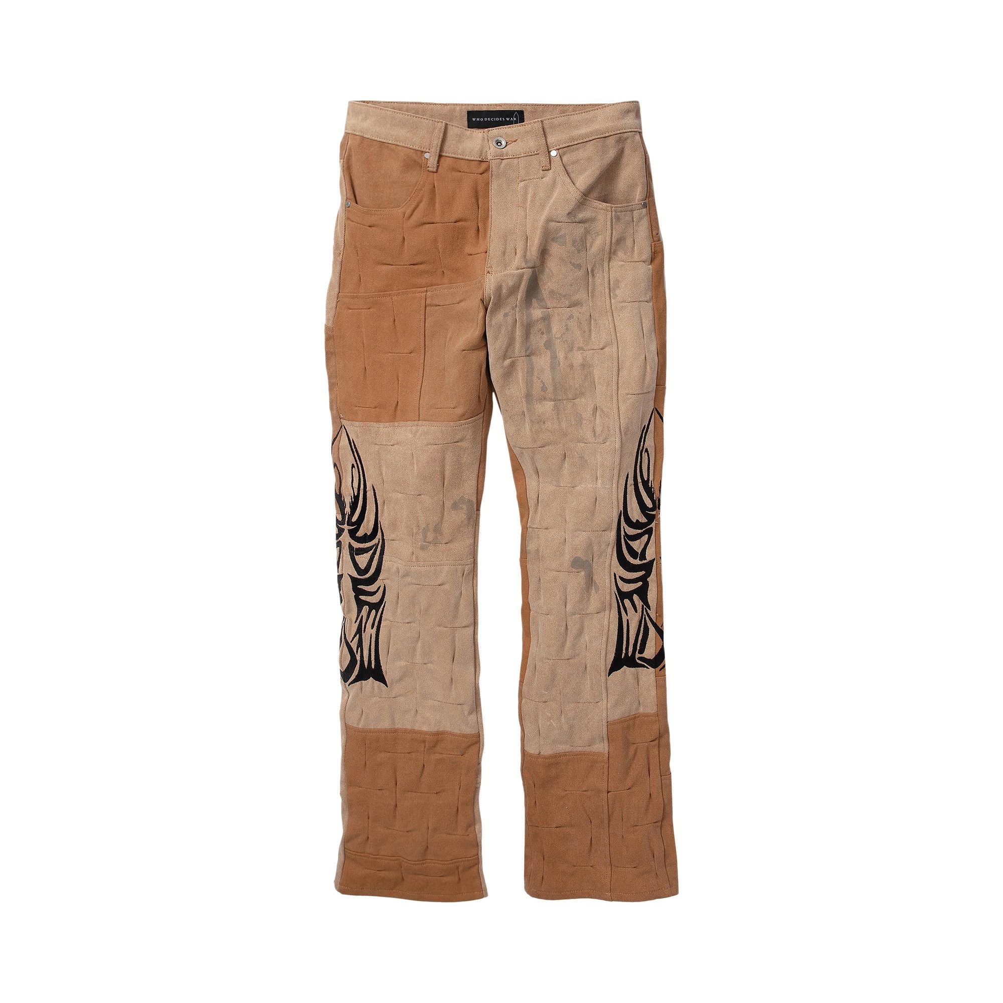 Who Decides War Gathered Work Trouser 'Tan' - 1
